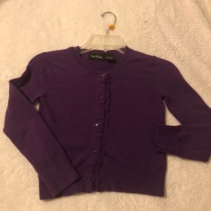 Girls cardinals sweater great condition purple new